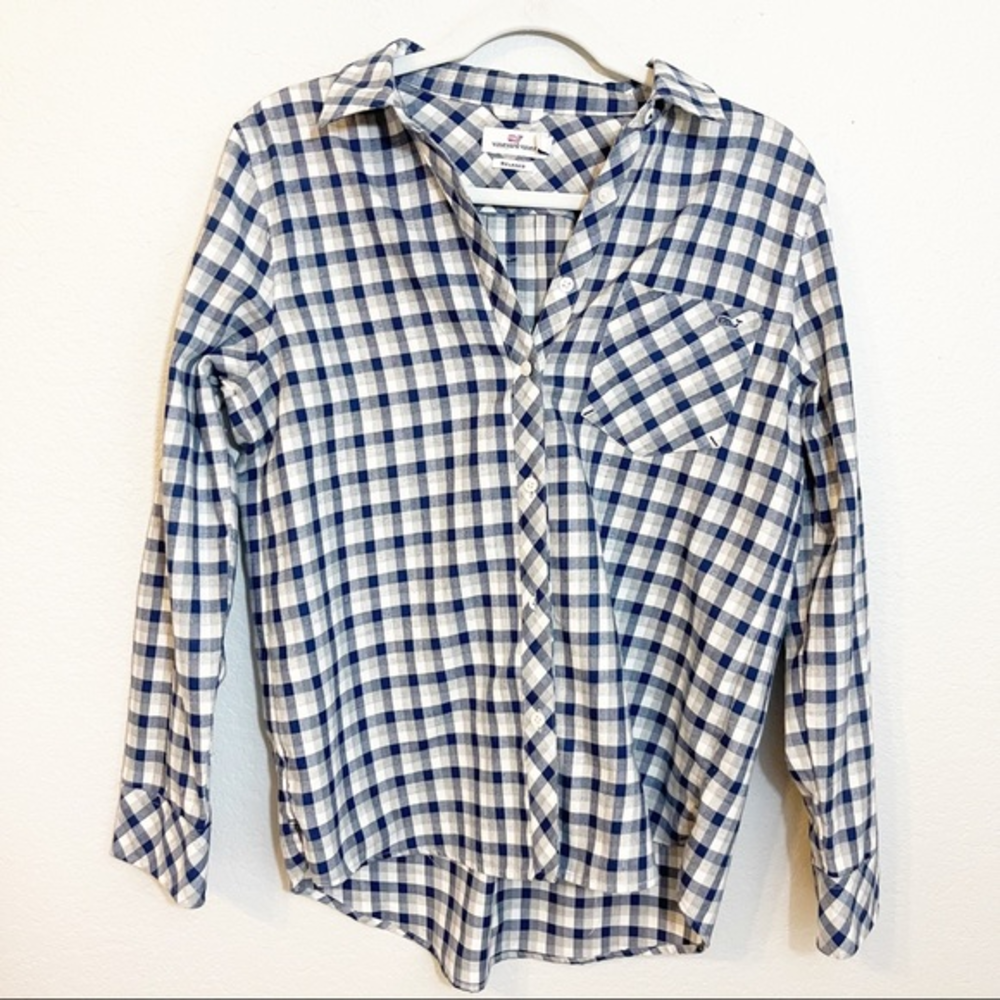 Vineyard Vines Flannel Plaid Button Down Shirt